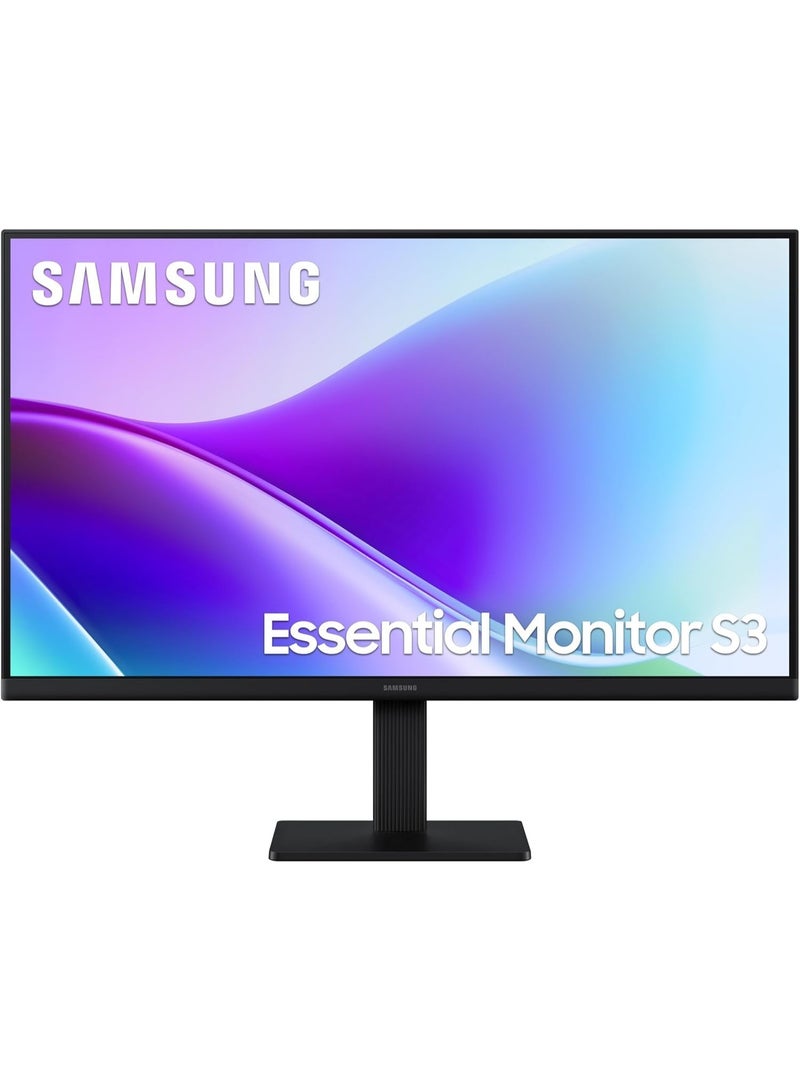 Samsung 24" Essential Monitor S33F FHD (1,920 x 1,080) 120Hz Refresh Rate 5Ms for Gaming and Office Use, (New Launch) LS24F330EAMXUE Black - Image 2