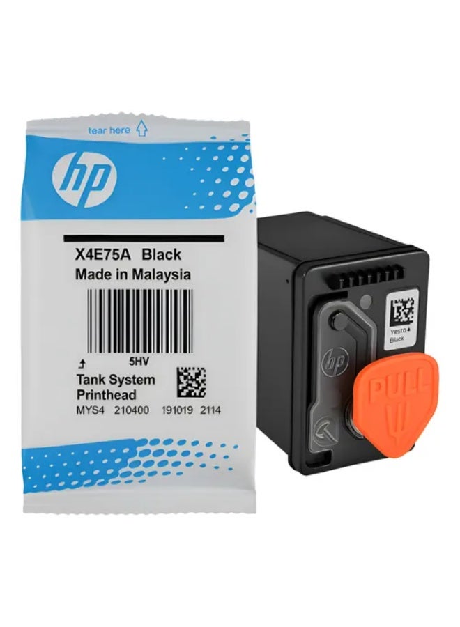 HP Printhead X4E75A Black Smart tank Printhead Compatible with HP Tank 515/516 / 517/519 / 530/570 / 610/650 Black - Image 1