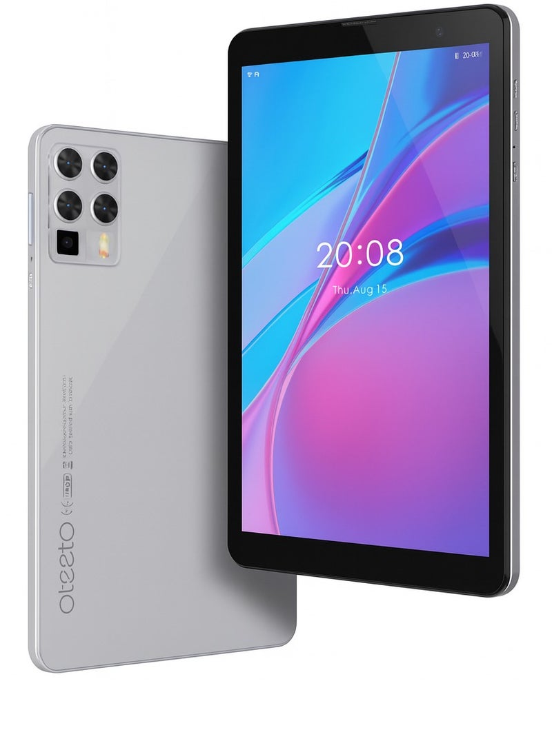 Oteeto TAB 8 Android 13 Tablet – 8" IPS Display, Octa-Core 1.8GHz, 8GB RAM + 256GB ROM, 5G Dual SIM, 13MP Rear + 5MP Front Camera, 5000mAh Battery, with Keyboard & Accessories - Image 1