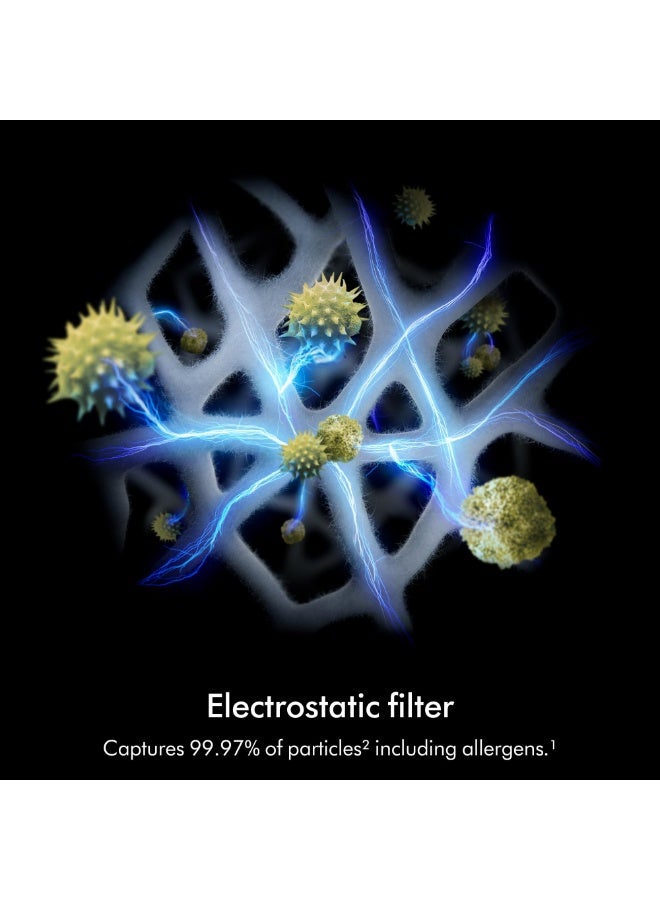 dyson HushJet™ Purifier Compact, Quiet air purifier, App controlled, purifies up to 203 sq ft, Captures NO2 (Black/Teal) HJ10 Black/Teal - Image 4