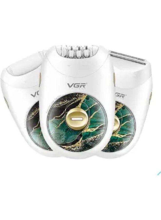 في جي آر آلة إزالة الشعر للعناية بجسم المرأة - 3 في 1 - V-736 - Image 1