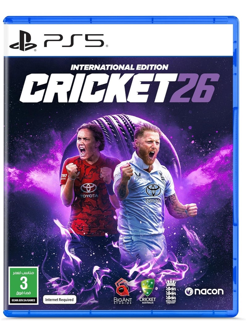 ناكون Cricket 26 – Official Game of the Ashes GCAM PS5 - PlayStation 5 (PS5) - Image 1