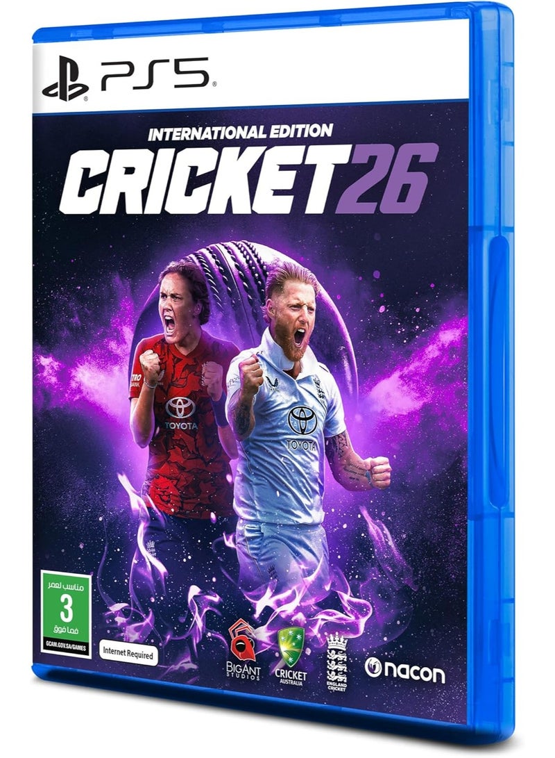 ناكون Cricket 26 – Official Game of the Ashes GCAM PS5 - PlayStation 5 (PS5) - Image 3