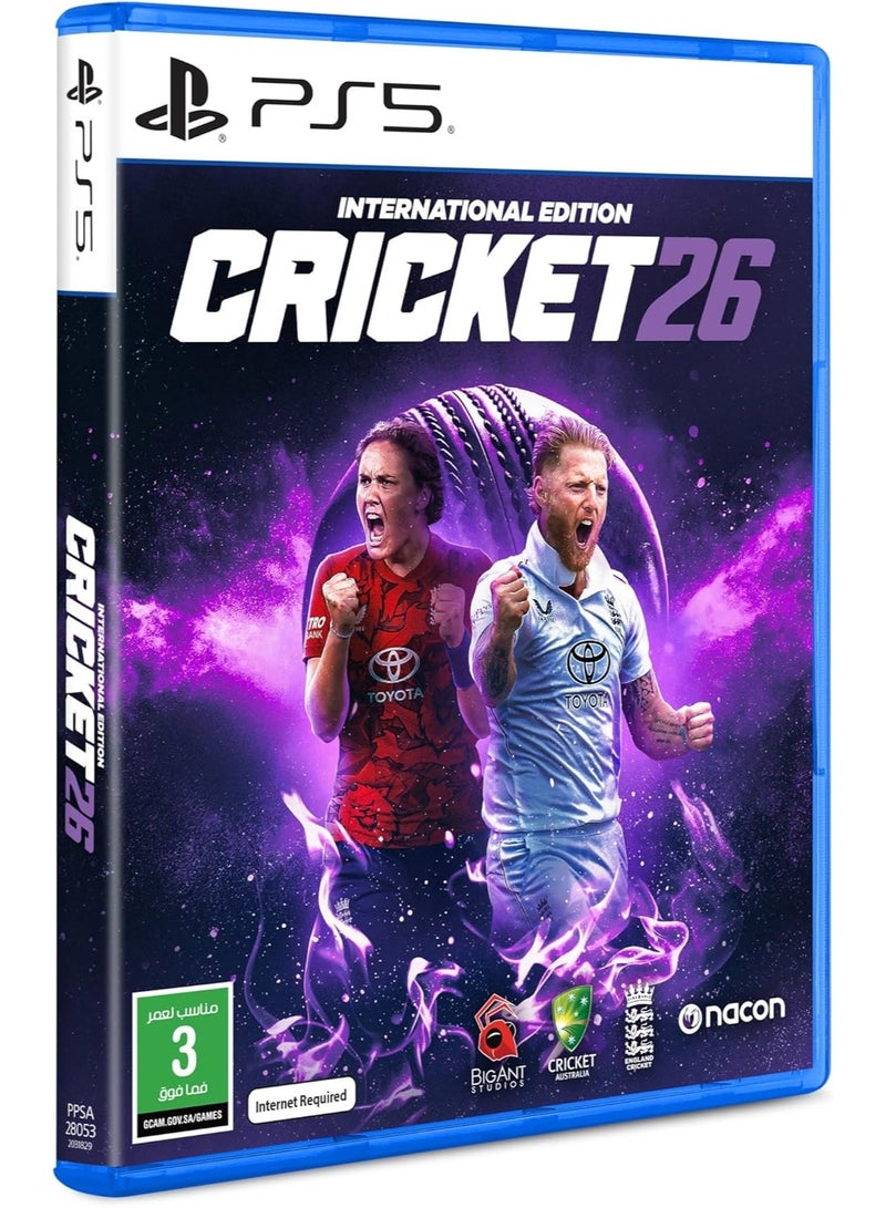 ناكون Cricket 26 – Official Game of the Ashes GCAM PS5 - PlayStation 5 (PS5) - Image 2