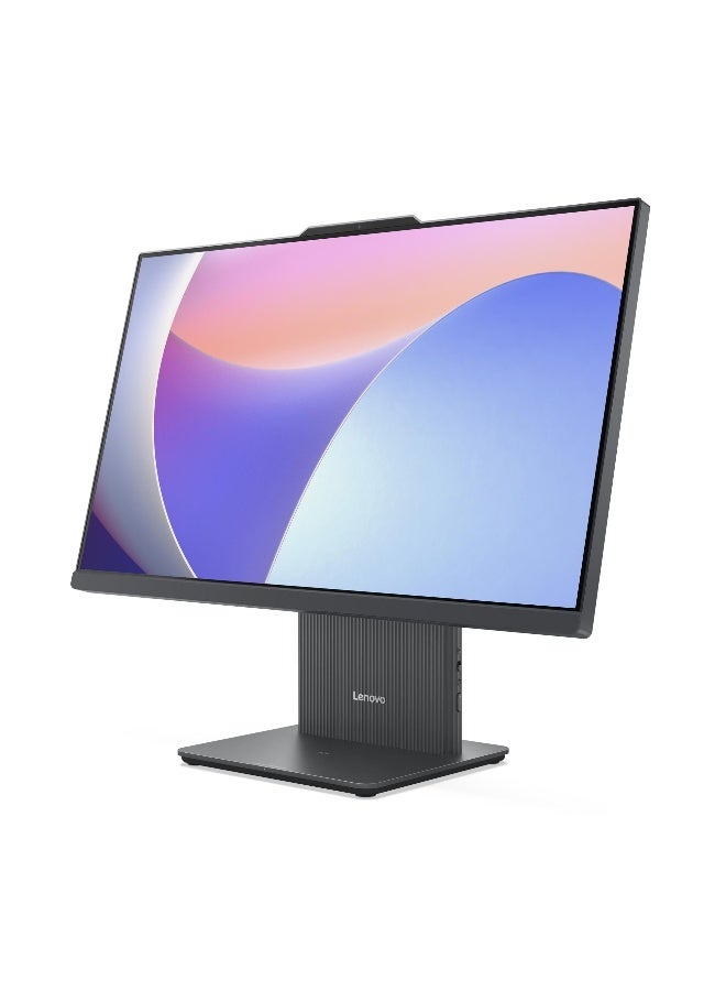 Lenovo IdeaCentre AIO 24IRH10 23.8" FHD IPS Touch All-in-One Desktop, Intel Core i7-13620H CPU, 16GB DDR5 RAM, 512GB SSD, Intel Graphics, Wireless Keyboard & Mouse, Win 11, (Upgraded) English/Arabic Grey - Image 2