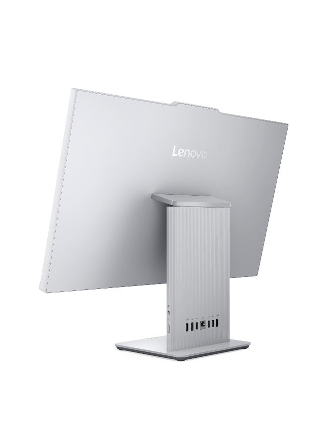 Lenovo IdeaCentre AIO 27IRH9 27" FHD IPS All-in-One Desktop, Intel Core 7 240H, 16GB DDR5 RAM, 512GB SSD, Intel Graphics, USB Keyboard & Mouse, Wi-Fi 6, Win 11 English/Arabic Grey - Image 4