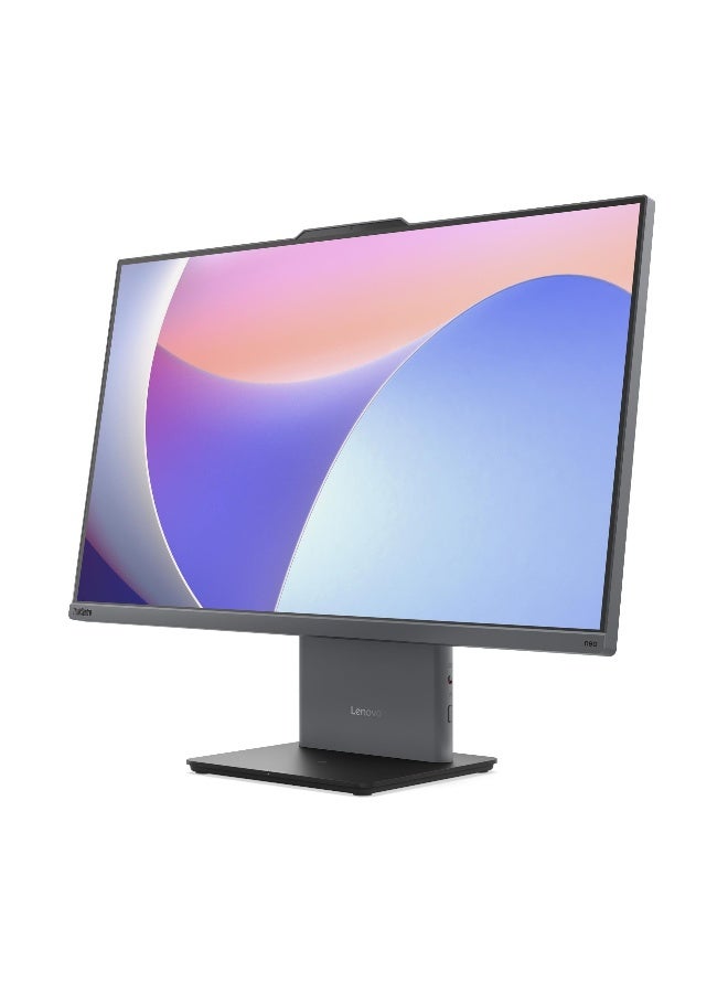 Lenovo IdeaCentre AIO 27IAX9 27" FHD IPS All-in-One Desktop, Intel Core 5 210H CPU, 16GB DDR5 RAM, 512GB SSD, Intel Graphics, Wireless Keyboard & Mouse, Wi-Fi 6, Win 11,(Upgraded) English/Arabic Black - Image 1