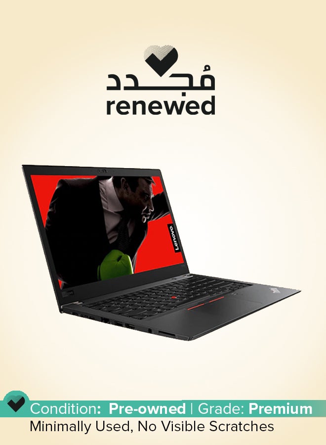 Lenovo Renewed - Thinkpad T480s Laptop With 14-Inch Display,Intel Core i7 Processor/8th Gen/16GB RAM/256GB SSD/Intel HD Graphics black - Image 1