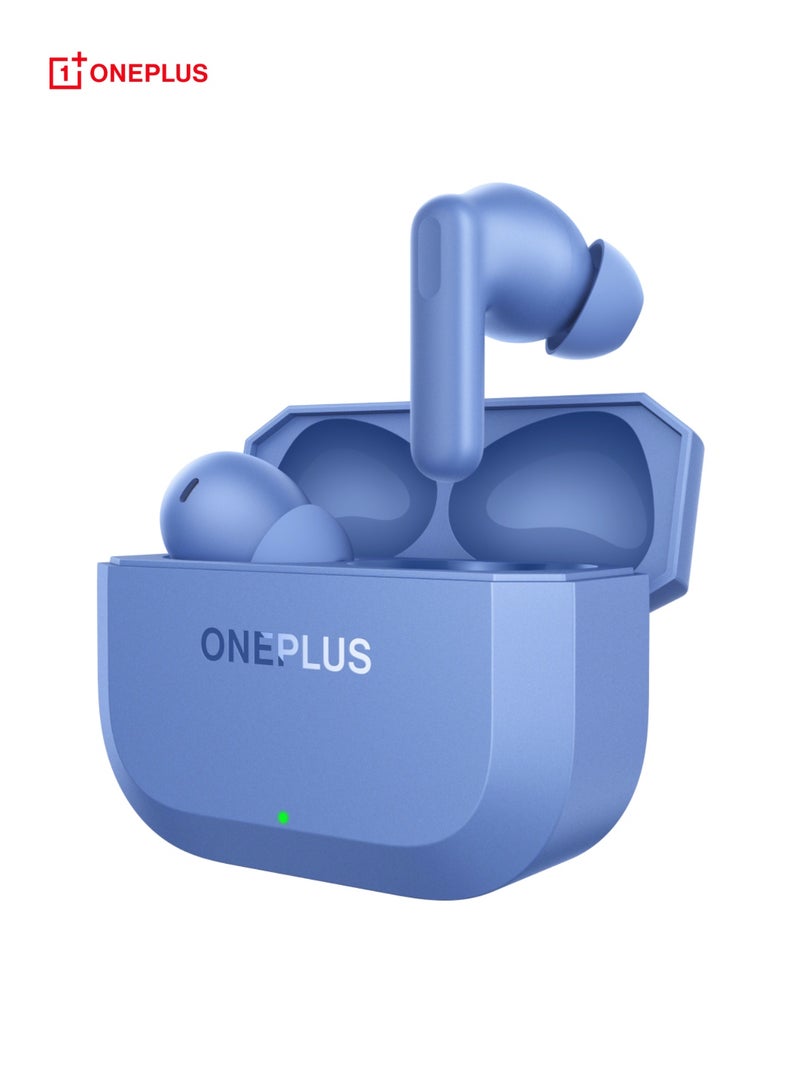 OnePlus Buds 3V True Wireless Earbuds with 54-Hour Battery, 3D Spatial Audio, and Smart AI Features - Morning Mist Blue - Image 1
