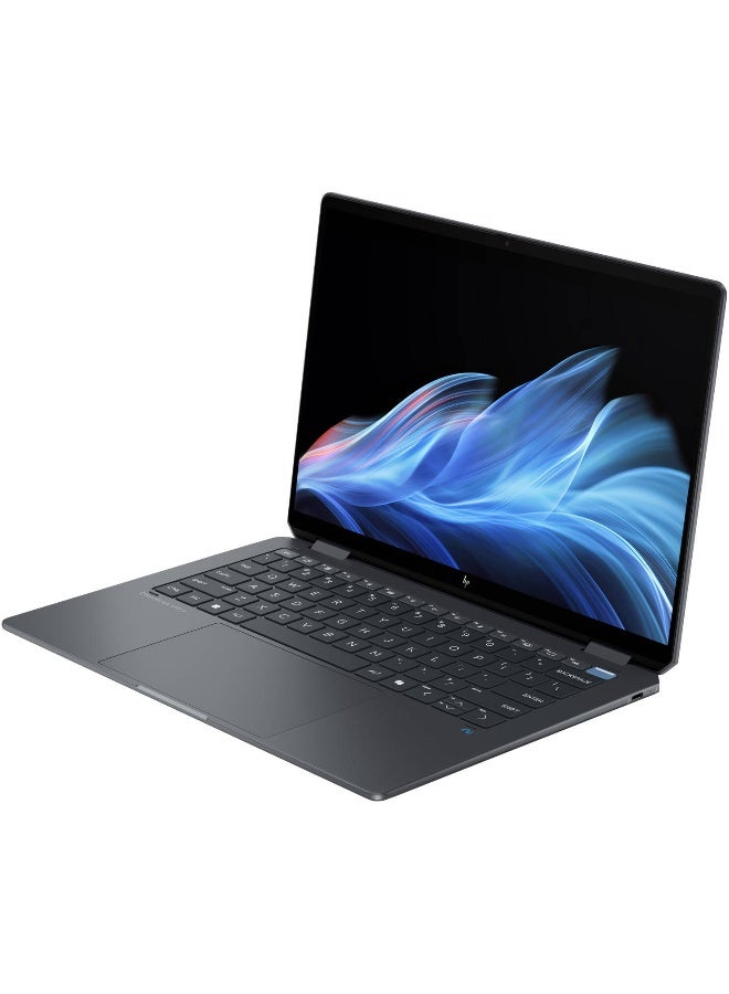 HP OmniBook Ultra Flip 14 2-in-1 - Copilot+ Laptop - Intel Core Ultra 7 256V, 16GB LPDDR5x, 4TB SSD,16 Inch 3K OLED Touchscreen, Windows 11 Home, English/Arabic Eclipse Gray - Image 3