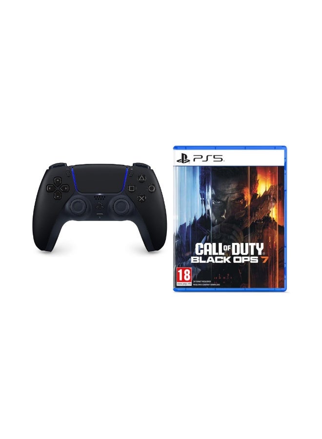 Sony DualSense Wireless Controller For PlayStation 5 - Black+ Call of Duty: Black Ops 7 International Version PS5 - Image 1