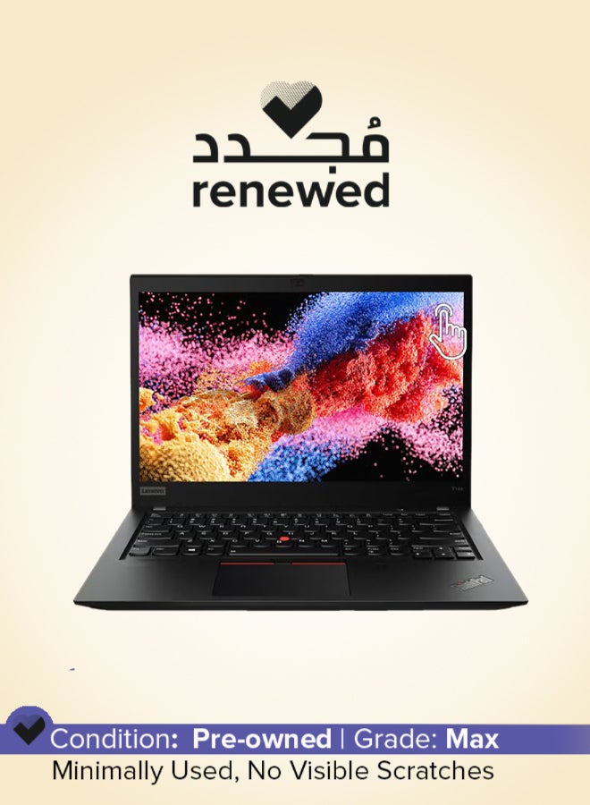 لينوفو مجدد - لابتوب ThinkPad T14s بشاشة 14 بوصة بدقة Full HD، مع معالج Core i5/الجيل العاشر/ذاكرة RAM سعة 8GB/قرص SSD سعة 256GB/رسومات Intel HD/نظام Windows 10 - Image 1