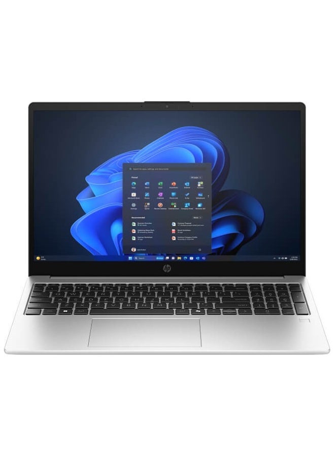 HP 250R G10 (Upgraded Version) Laptop With 15.6 Inch Full HD (1920X1080) Display, Core 7-150U Processor/8GB DDR4 RAM/512GB SSD/Windows 11 Pro/ English/Arabic Silver - Image 1