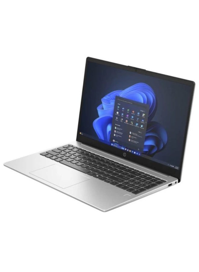 HP 250R G10 (Upgraded Version) Laptop With 15.6 Inch Full HD (1920X1080) Display, Core 5-120U Processor/8GB DDR4 RAM/512GB SSD/Windows 11 Pro/ English/Arabic Silver - Image 3