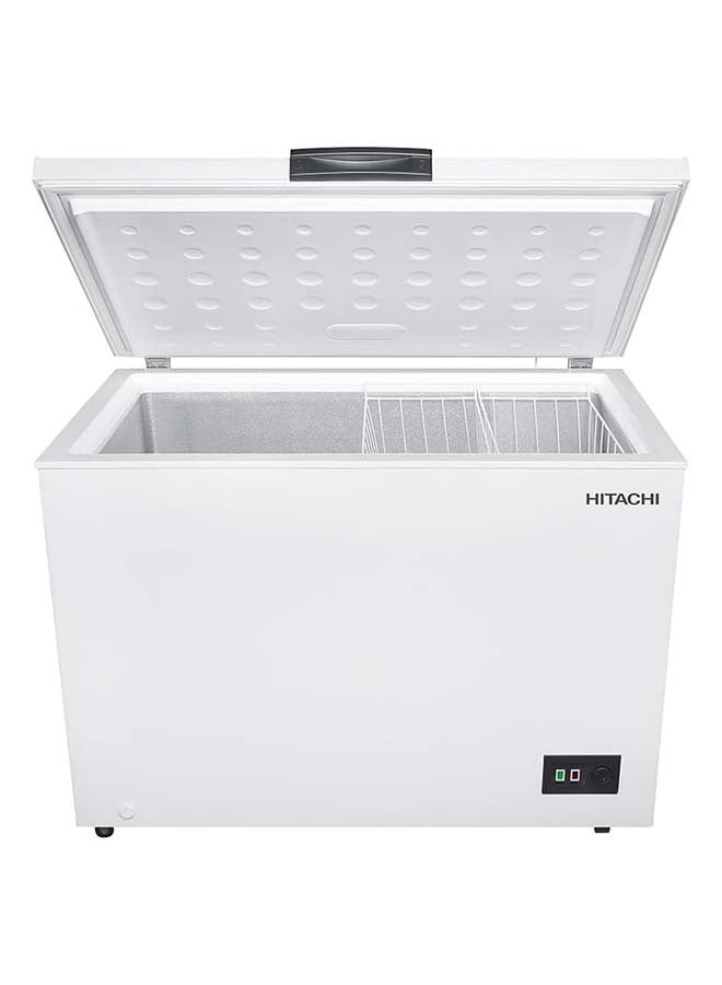 هيتاشي فريزر صدر 316L، باب واحد، تبريد موفر للطاقة، منظم حرارة قابل للتعديل، تجميد سريع، سلة تخزين، تشغيل منخفض الضوضاء، أبيض – HRCS11316MN1WAE - Image 3