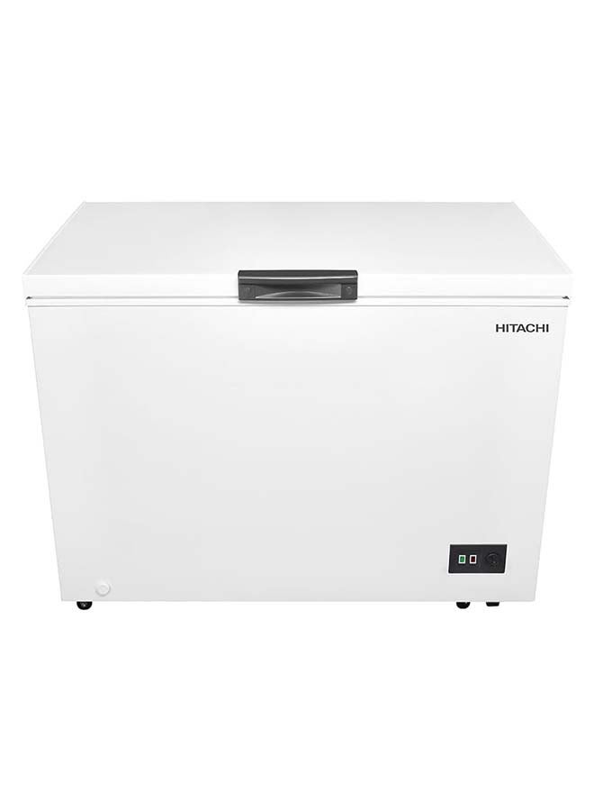 هيتاشي فريزر صدر 316L، باب واحد، تبريد موفر للطاقة، منظم حرارة قابل للتعديل، تجميد سريع، سلة تخزين، تشغيل منخفض الضوضاء، أبيض – HRCS11316MN1WAE - Image 1