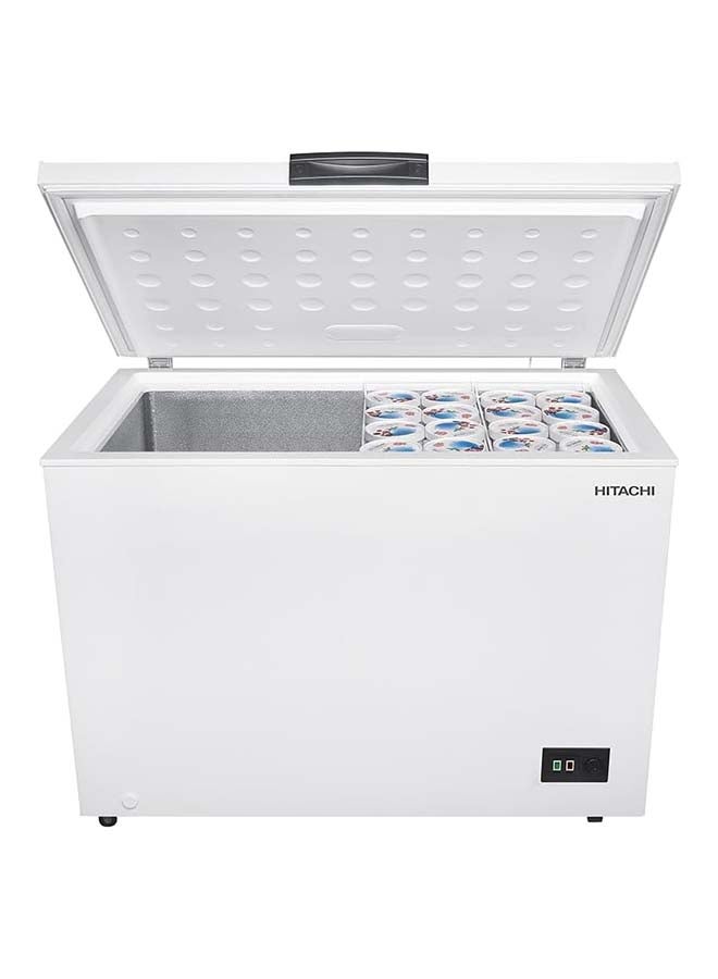 هيتاشي فريزر صدر 316L، باب واحد، تبريد موفر للطاقة، منظم حرارة قابل للتعديل، تجميد سريع، سلة تخزين، تشغيل منخفض الضوضاء، أبيض – HRCS11316MN1WAE - Image 5