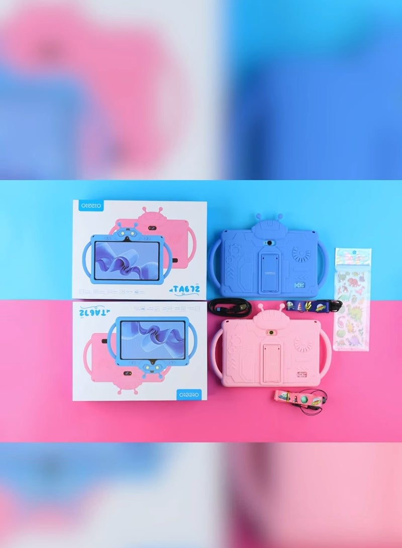 أوتيتو Tab 72 Kids Tablet 7-Inch IPS LCD Screen WiFi 5G 6GB RAM 128GB ROM 3500mAh Battery - Pink - Image 1