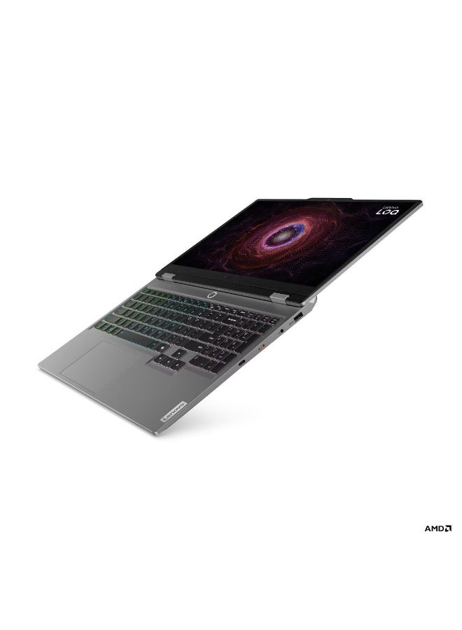 Lenovo LOQ 15ARP9 Gaming Laptop – AMD Ryzen™ 7 7435HS – NVIDIA GeForce RTX 4050 6GB – 12GB DDR5 RAM – 512GB PCIe SSD – 15.6-inch FHD IPS 144Hz 100% sRGB with G-Sync – Windows 11 – HD Camera – Backlit Keyboard – English/Arabic Luna Grey - Image 5
