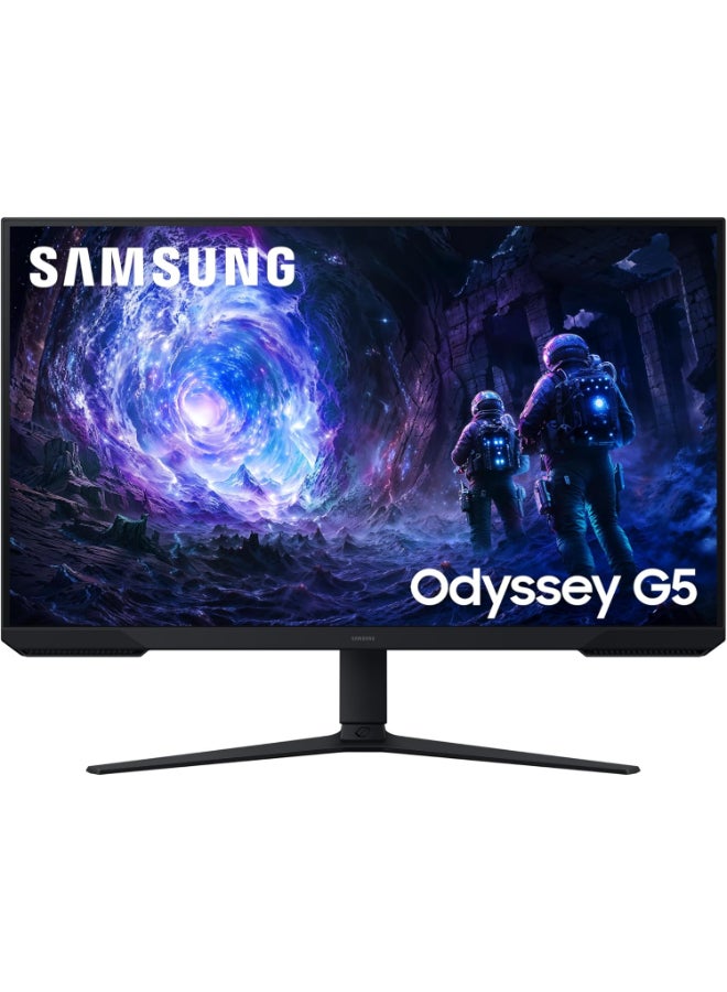 Samsung 32" Odyssey G5 G51F QHD 180Hz Gaming Monitor black - Image 1