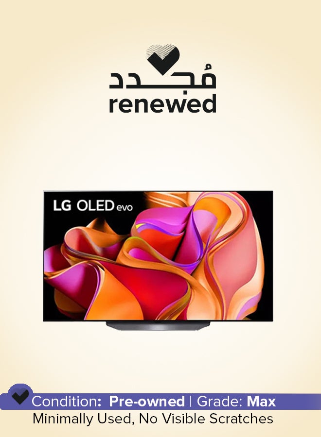 LG Renewed - 55 Inch OLED TV 4K HDR Smart TV OLED55CS3VA black - Image 1