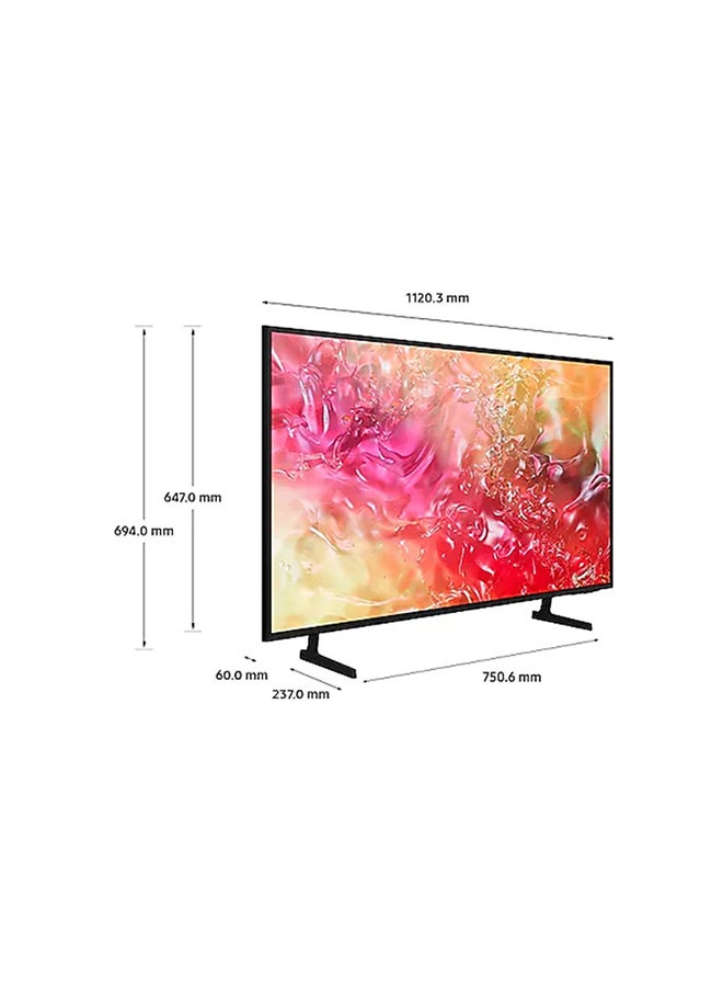 سامسونج Renewed - Smart TV, Crystal UHD, DU7000, 50 Inch, 2024, PurColor, 4K Upscaling, Tizen OS, Q-Symphony (UAE Version) UA50DU7000 black - Image 3