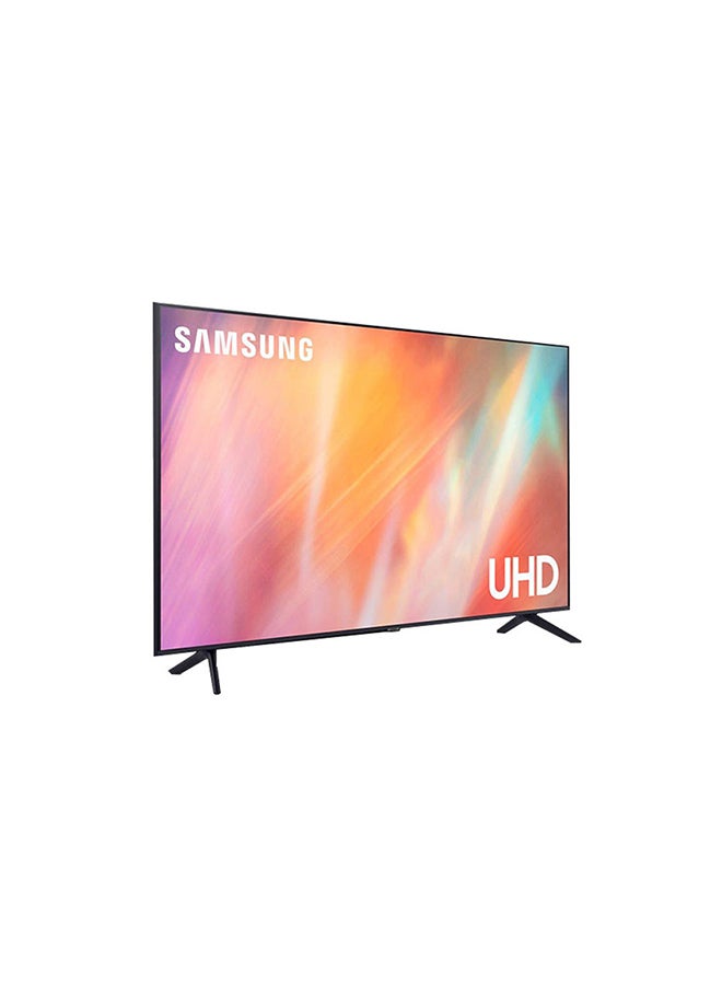 سامسونج Renewed - 65-Inch Crystal UHD 4K Flat Smart TV UA65AU7000U/UA65AU7000UXZN/UA65AU7000UXUM Titan Grey - Image 2