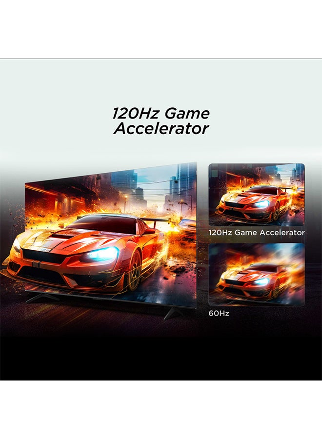 تي سي إل Renewed - 65 Inch 4K QLED, Google TV, Dolby Atmos, Dolby Vision, AiPQ Processor, HDR10+, 120Hz Game Accelerator, Model Year 2025, 2 Year Warranty - 65P7k black - Image 2