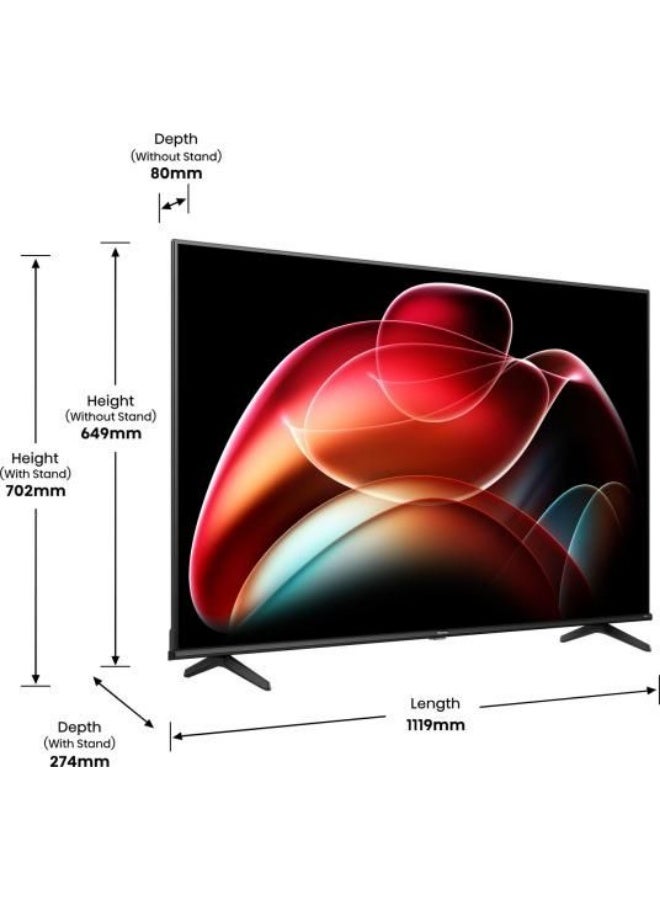 هايسنس A6K 50 Inch 4K UHD Smart LED TV - H-50A6K H-50A6K Black - Image 3