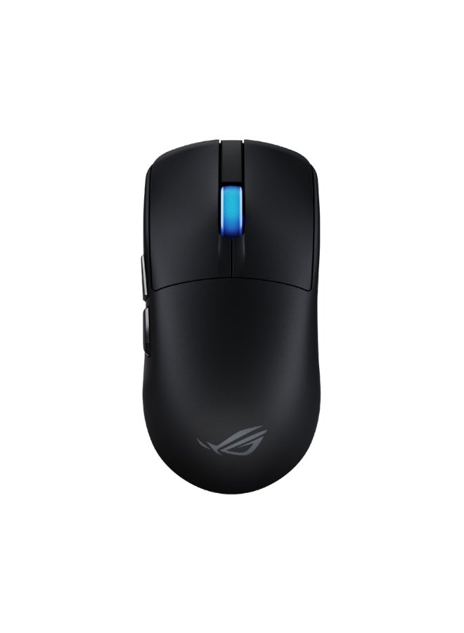 أسوس ROG Harpe II Ace Wireless Gaming Mouse, Ultra-Light 48g, 42,000 DPI ROG AimPoint Pro Sensor, 8,000Hz Polling, Tri-Mode 2.4GHz/Bluetooth/Wired USB-C, Ambidextrous Shape, Large PTFE Feet, Bio-Based Nylon Shell | 90MP0490-BMUA00 Black - Image 1