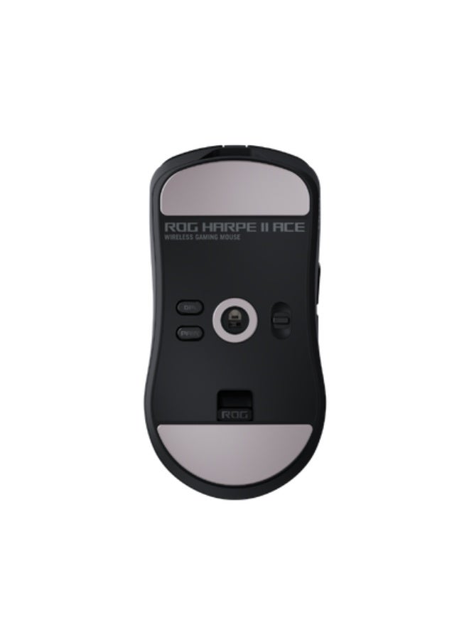 أسوس ROG Harpe II Ace Wireless Gaming Mouse, Ultra-Light 48g, 42,000 DPI ROG AimPoint Pro Sensor, 8,000Hz Polling, Tri-Mode 2.4GHz/Bluetooth/Wired USB-C, Ambidextrous Shape, Large PTFE Feet, Bio-Based Nylon Shell | 90MP0490-BMUA00 Black - Image 3