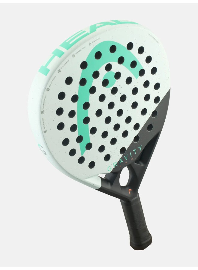 HEAD Gravity Pro Padel Racquet – High-Precision Paddle with Teardrop Shape for Advanced Power & Spin – Professional Tennis Racquet – High Performance | Lightweight | Power & Control - Image 3