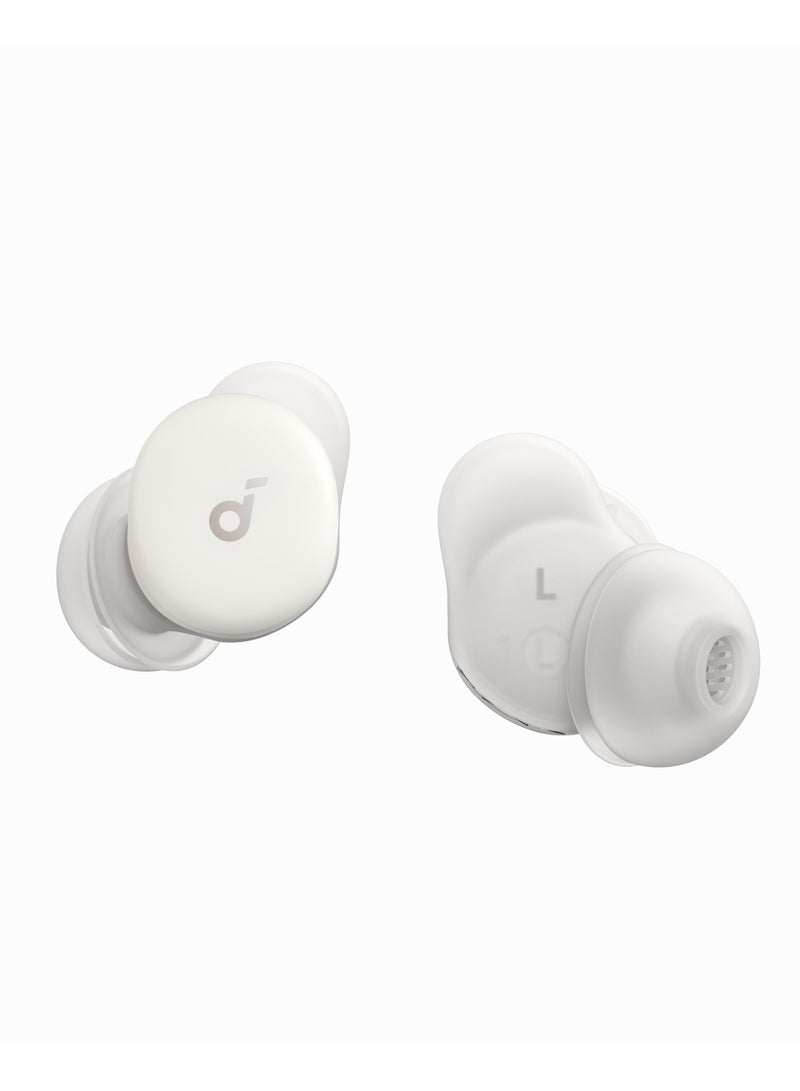 Soundcore Sleep A30 by Anker Sleep Earbuds, Smart Active Noise Cancelling Sleep Headphones, Adaptive Snore-Masking System, Ultra-Comfort for Side Sleepers, 45H Playtime Moonlit White - Image 1