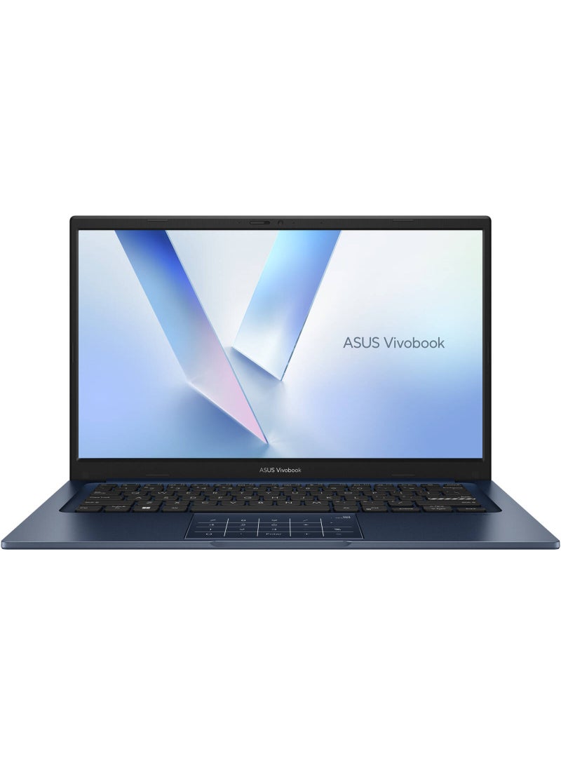 ASUS Vivobook 14  X1404VA Laptop, 14" FHD IPS 60Hz Display, Intel Core i5-1334U Processor, 12GB RAM, 256GB SSD, Intel UHD Graphics, English KB, Win11, Intl. Version, Quiet Blue Quiet Blue - Image 1