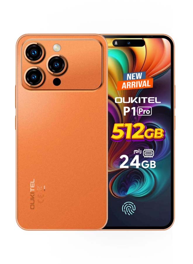 Oukitel P1 Pro Dual SIM Orange 8+16GB RAM 512GB 4G - Middle East Version - Image 1