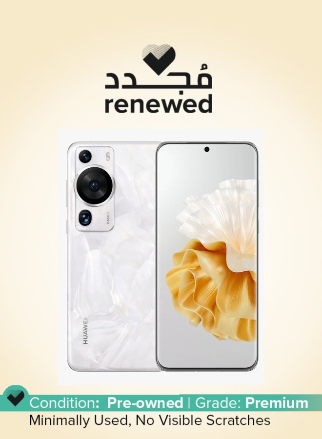 HUAWEI Renewed - P60 Pro 4G Mobile Phone 12Gb+512Gb HarmonyOS 3.1 Snapdragon 8+ Gen 1 Octa Core 6.67 Inch OLED 88W SuperCharge 48MP Triple Cameras, White Chinese Version - Image 1