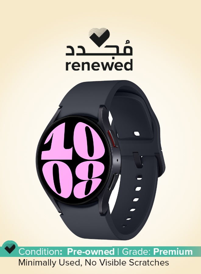 Samsung Renewed - Galaxy Watch 6 40 Mm GPS Smartwatch Graphite - Image 1