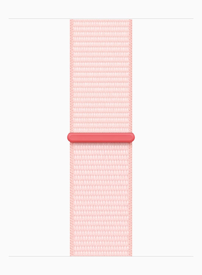 ابل  Renewed - Watch Series 9 GPS 45mm Pink Aluminium Case With Light Pink Sport Loop - Image 3