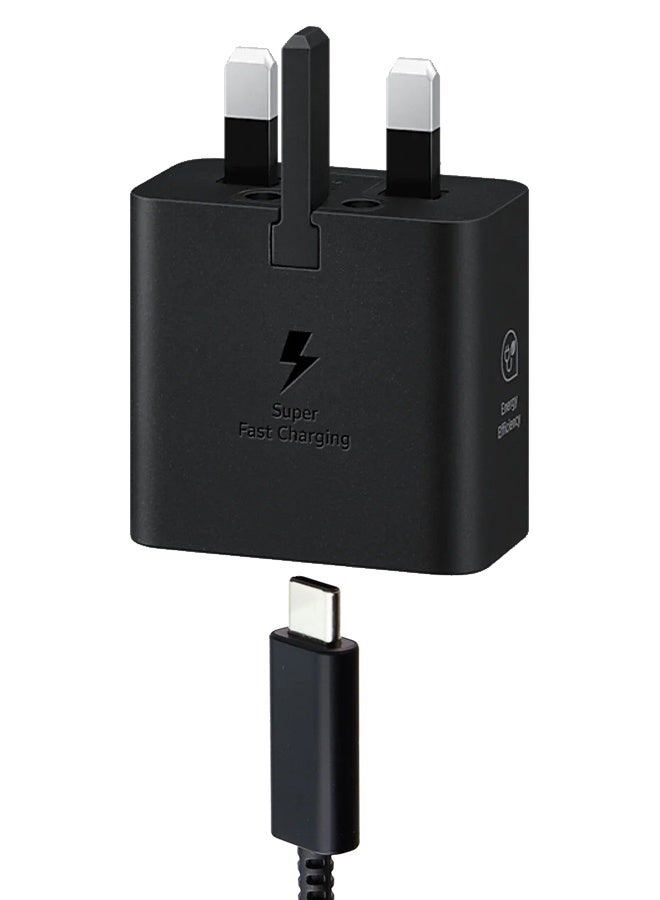 سامسونج Samsung 25W Fast Charger with Magnetic Wireless Charging Cable for Galaxy Watch 8/7/6/5/4/Active - Black - Image 4