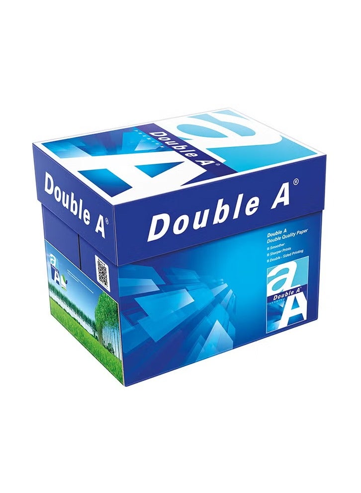 Double A Printer Copy Paper, GSM 80, 500 Sheets (Bundle of 5), Size - A4 - Image 1