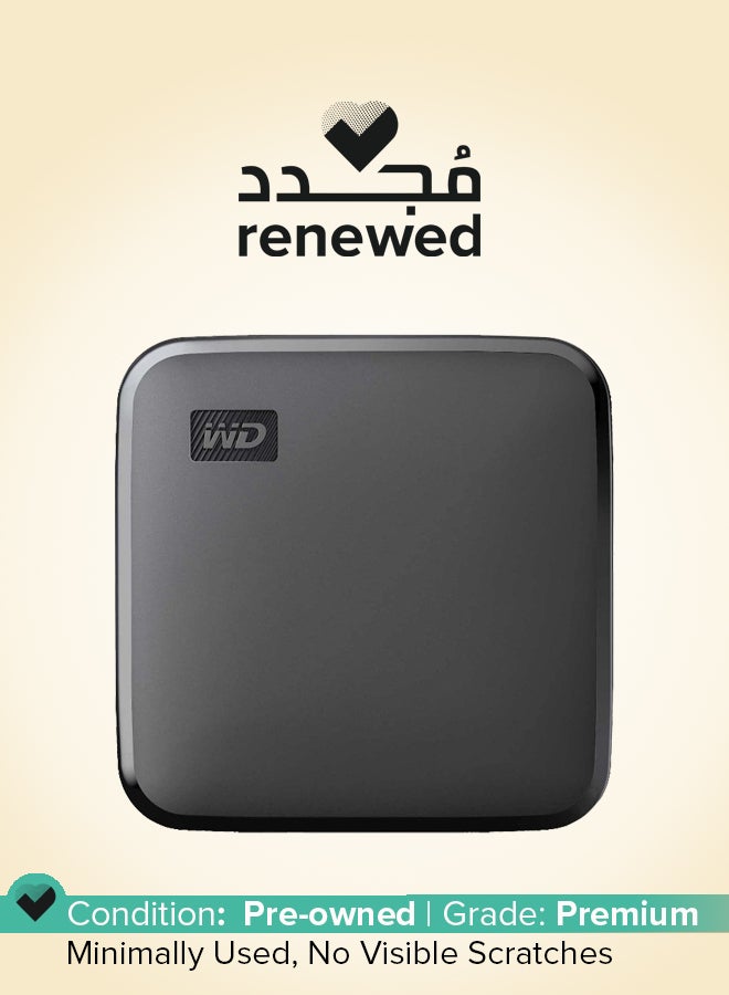 WD Renewed - Elements SE External SSD - USB 3.0, Plug-and-Play, 400 MB/s Read Speed 2 TB - Image 1