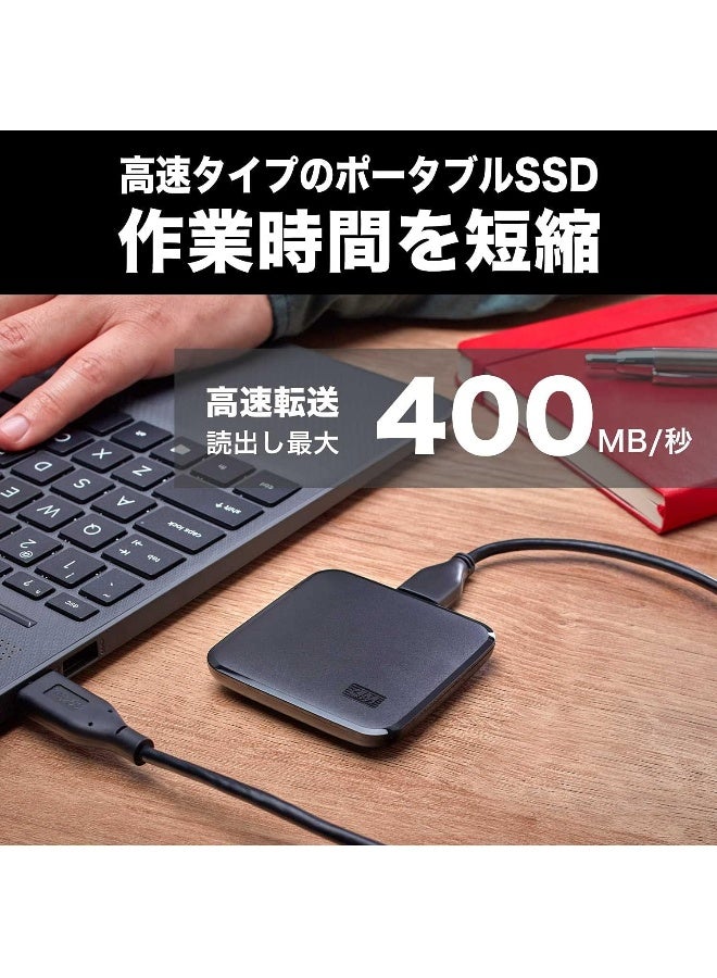 WD Renewed - Elements SE External SSD - USB 3.0, Plug-and-Play, 400 MB/s Read Speed 2 TB - Image 2