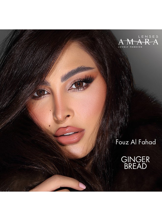 أمارا عدسات امارا اللاصقة الملونة الشهرية - جنجر بريد للنساء - Image 1