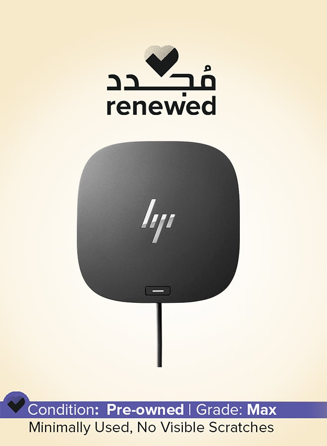 HP Renewed - USB-C Dock G5 26D32AA#ABL (Dock 2.0) - Black - Image 1