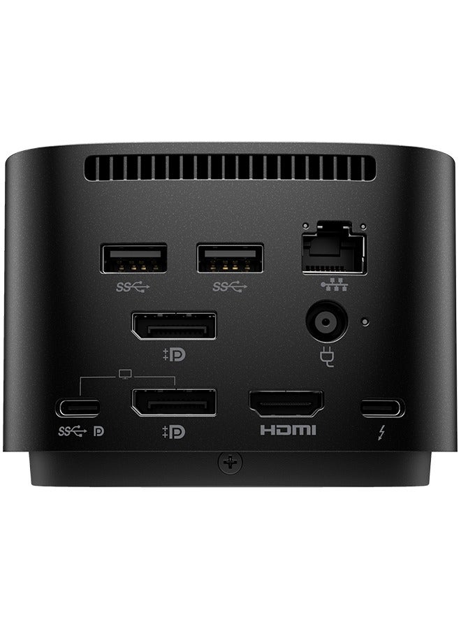 HP Renewed - Thunderbolt Dock 120W G4 Docking Station Port Replicator - Black - Image 3
