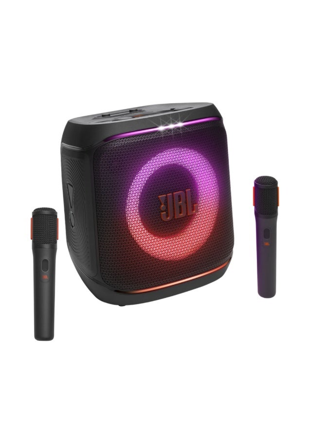 جي بي إل JBL PARTYBOX ENCORE 2 Portable Party Speaker with 2 Mic - Black JBLPBENCORE22MICAM BLACK - Image 1