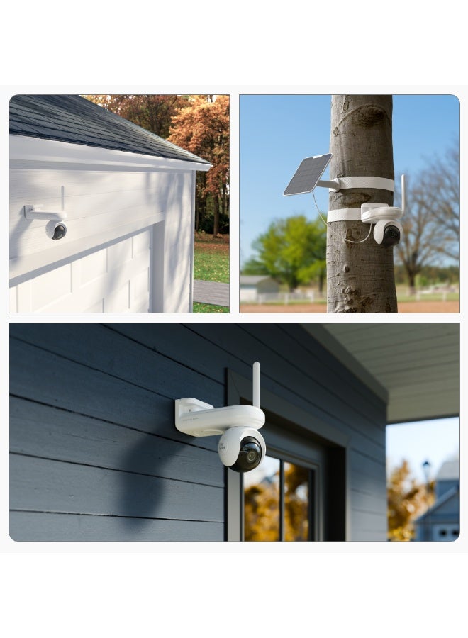 reolink Atlas PT Ultra 4K Solar Security Camera Outdoor, 360° Pan & Tilt Auto Tracking, 500-Day Long Lasting Battery, Up to 10s Pre-Recording, ColorX Night Vision, Wi-Fi 6, AI Smart Detection, Home Hub Compatible - Image 2