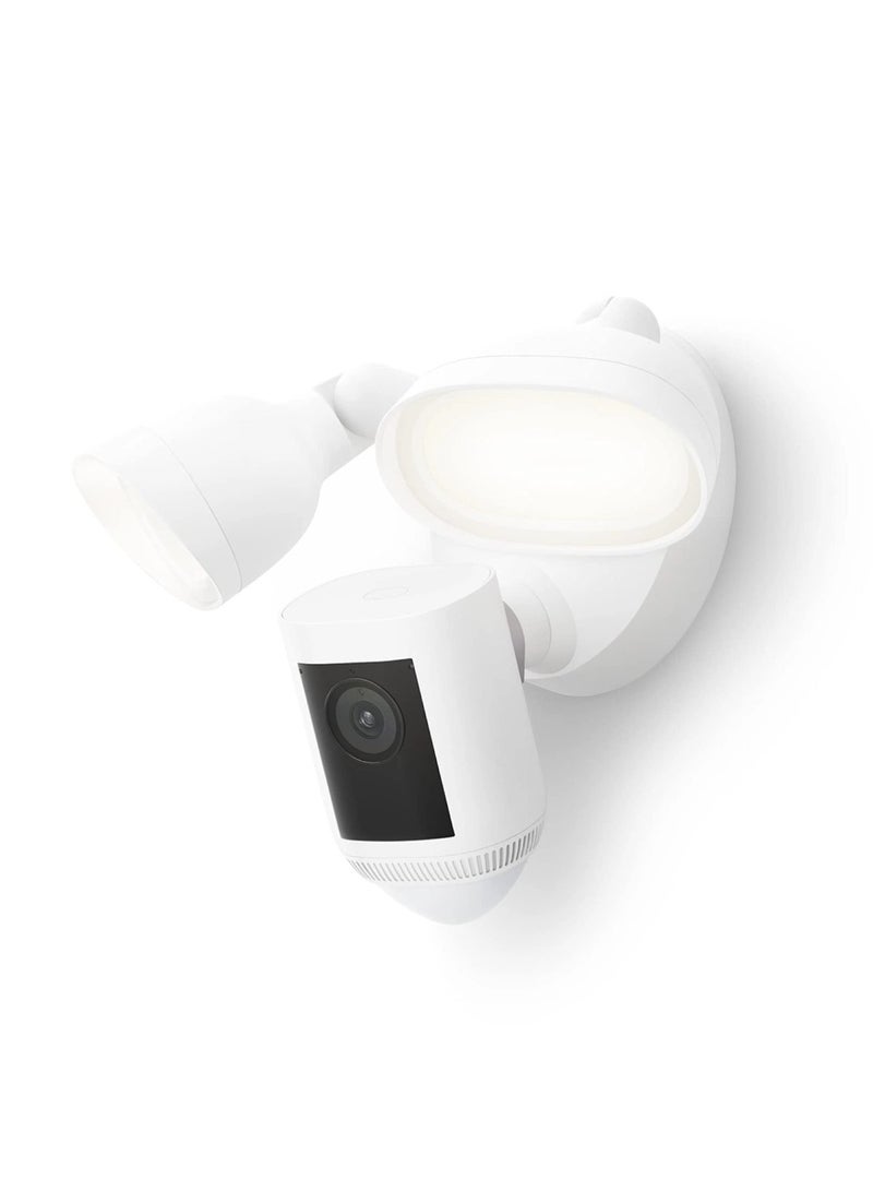 Ring Floodlight Cam Wired Pro - White - MEA- - Image 1
