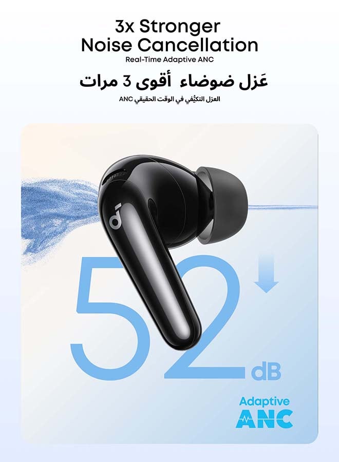 ساوند كور P31i من أنكر، إلغاء الضوضاء التكيفي في الوقت الحقيقي، صوت عالي الدقة، سماعات أذن للترجمة، 50 ساعة من وقت التشغيل، سماعات أذن لاسلكية، سماعات بلوتوث، صوت مكاني، شحن سريع، IP55 - Image 3