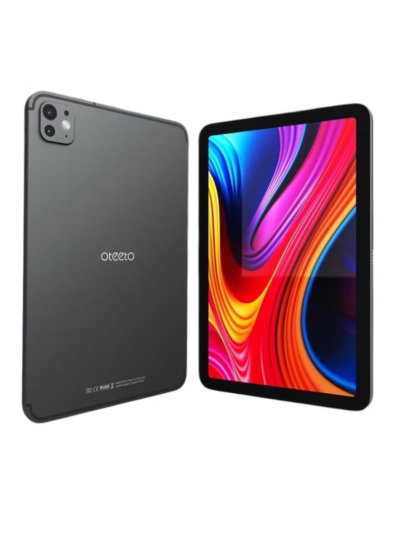 Oteeto TAB 15 Ultra  Slim Design 5G Android Tablet With 10.1 Inch Display Dual SIM Slot 12GB RAM 512GB ROM and 6000 mAh Battery - Grey - Image 1